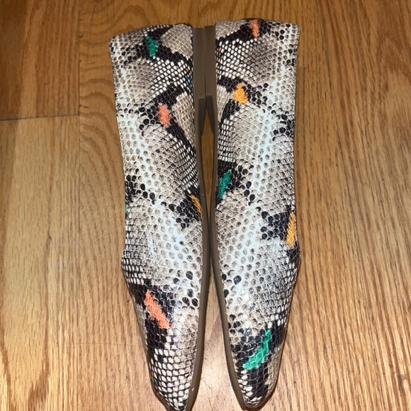 The Cory Flat in Snake Embossed Leather - Picture 7 of 11